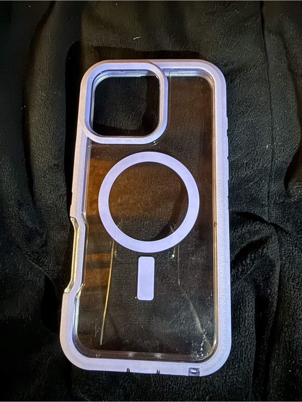 iPhone 16 pro max otterbox defender XT purple & Clear